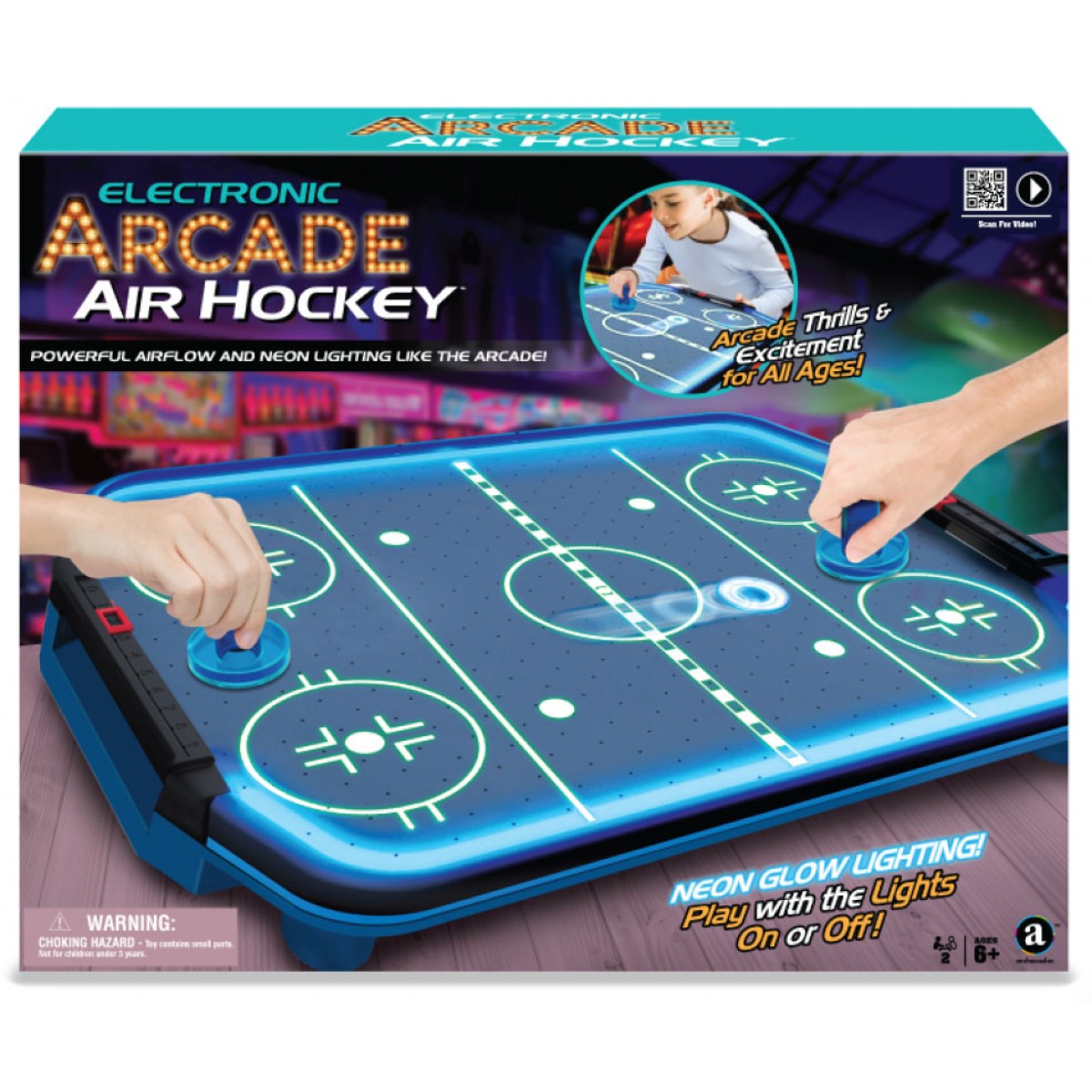 Electronic Arcade Air Hockey (Neon Series)