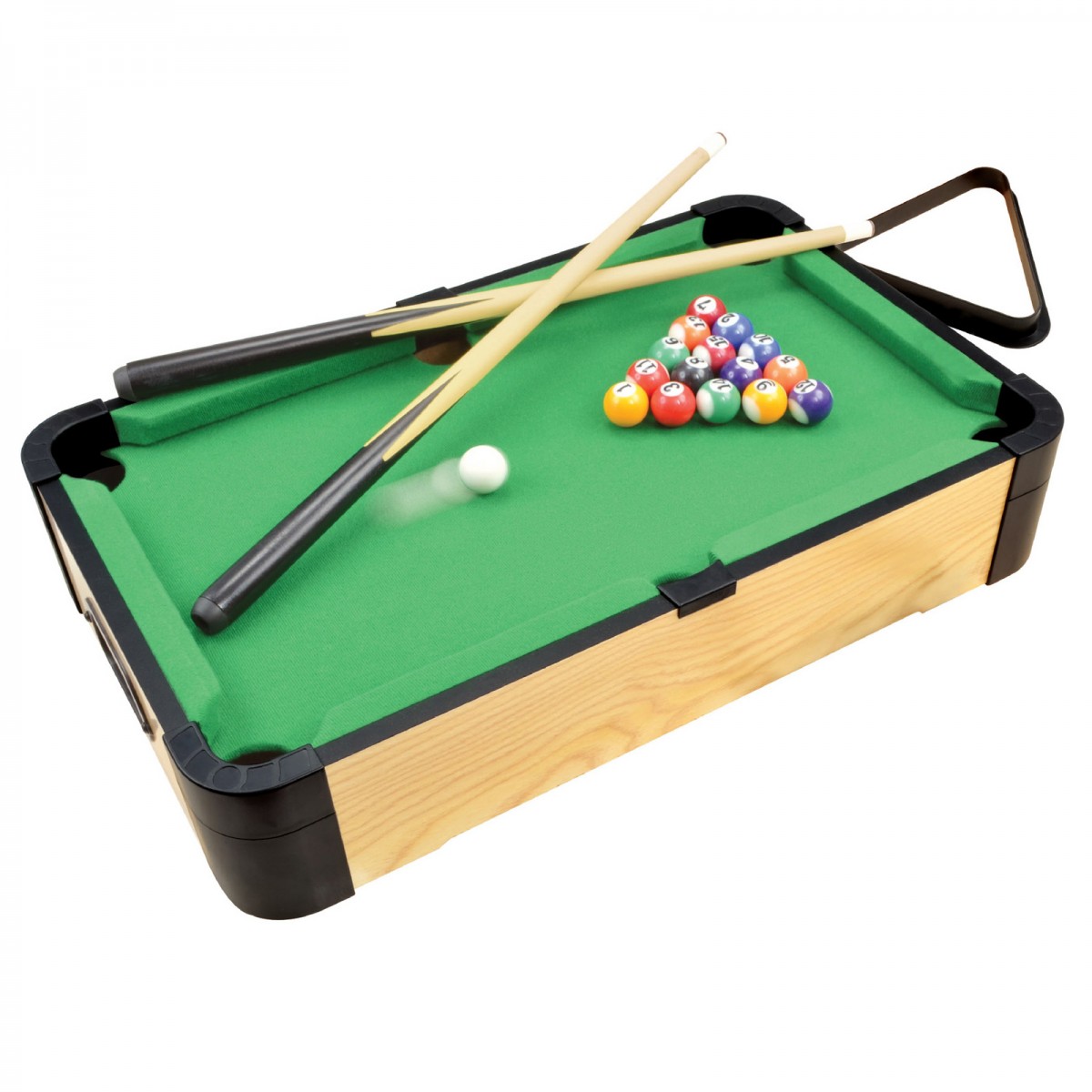 Tabletop Billiards All the Fun of a Full size table 