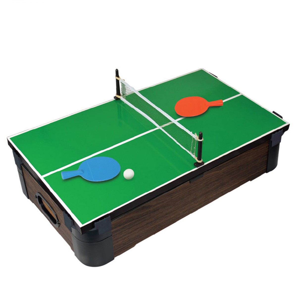 20" 5in1 Wood Tabletop Pool (+Ping Pong + Chess + Checker + Backgammon)