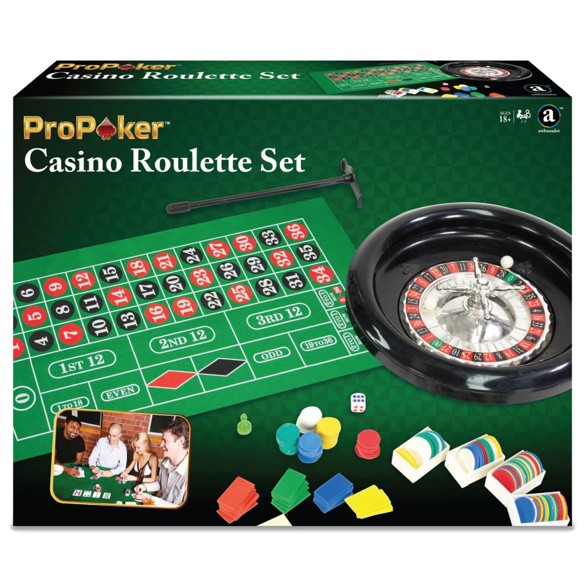 ProPoker Casino Roulette Set