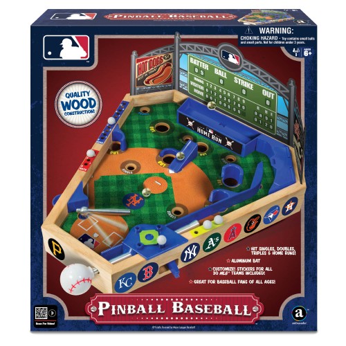 MLB Wooden Pinball Baseball
