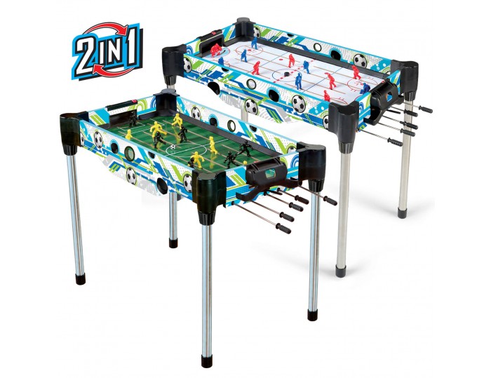 36” (92cm) 2-in-1 Rod Football (Foosball/Soccer) & Hockey Table