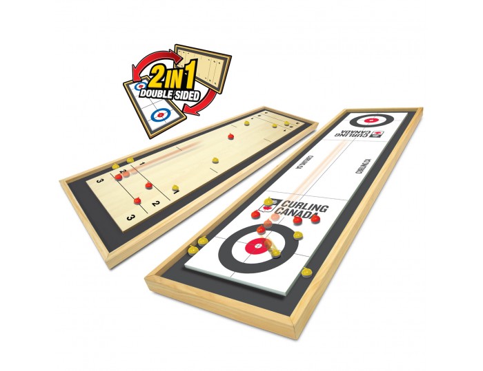 Curling Canada Deluxe Wood Tabletop Curling
