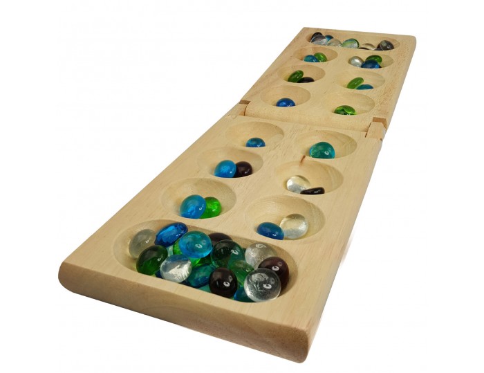 Deluxe Wood Mancala in Gift Box