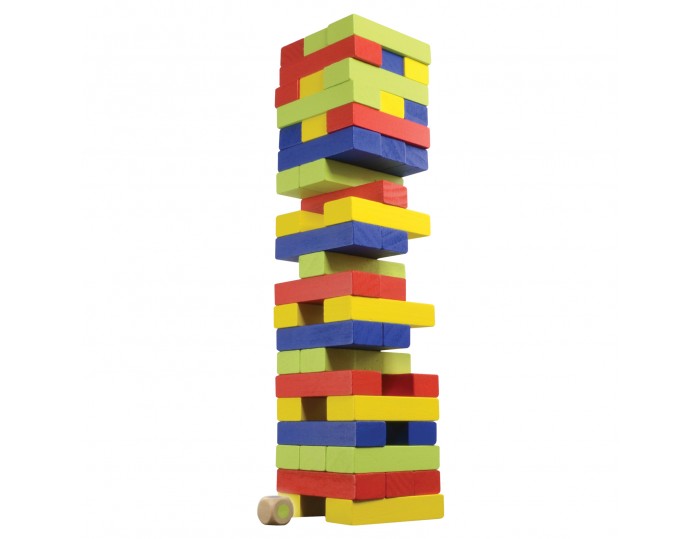Classic Games Collection - Wood Tumblin' Tower (colored)