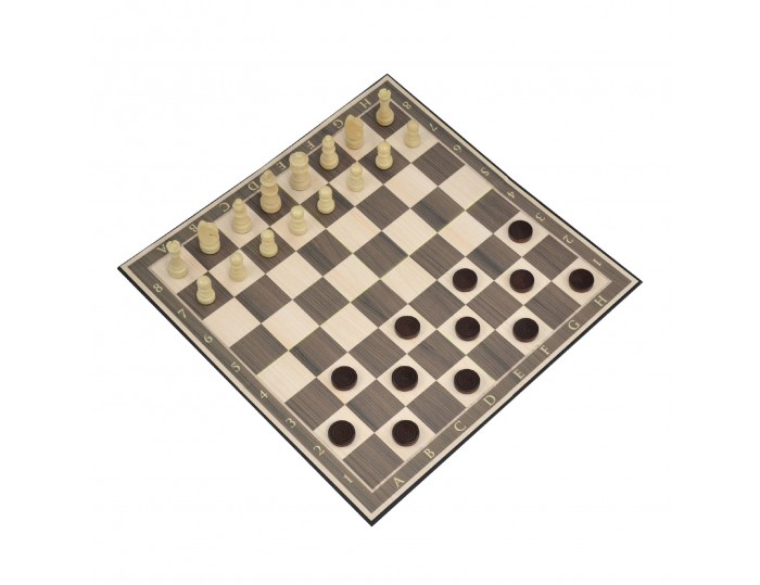 Classic Games Collection - Wood Chess & Checkers