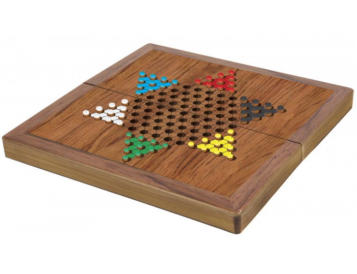  Folding Wood Chinese Checkers