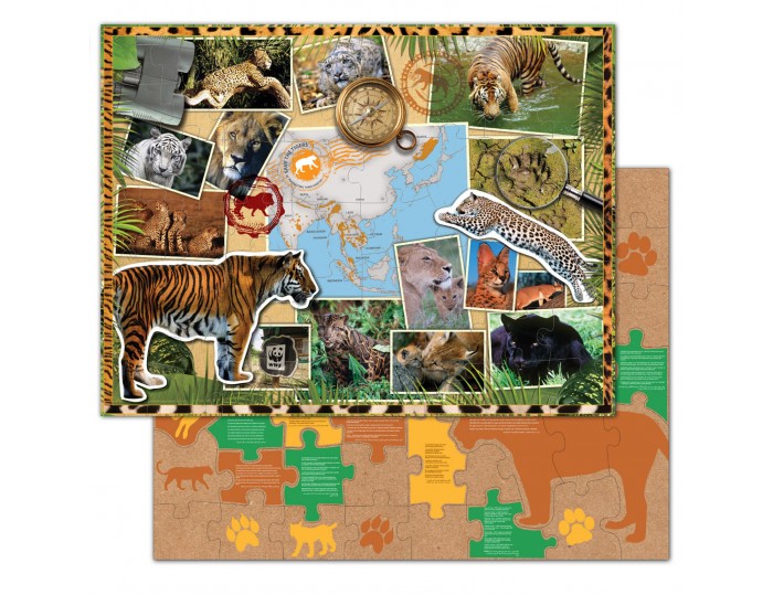 WWF Wild Cats Floor Puzzle