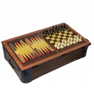 24" 5-in-1 Wood Tabletop Pool (+Ping Pong + Chess + Checker + Backgammon）