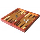Folding Wood Backgammon Set 