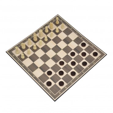 Classic Games Collection - Wood Chess & Checkers