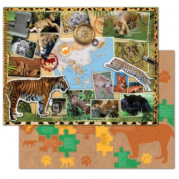 WWF Wild Cats Floor Puzzle