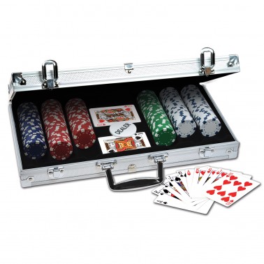 ProPoker 300 11.5g Poker Chips In Aluminum Case with DVD