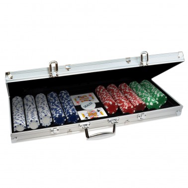 ProPoker 500 11.5g Poker Chips In Aluminum Case with DVD