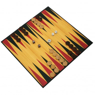 Deluxe Wood Backgammon in Gift Box