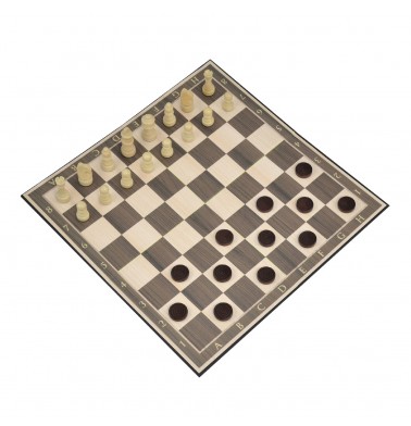 Classic Games Collection - Wood Chess & Checkers