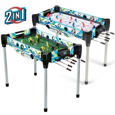 36” (92cm) 2-in-1 Rod Football (Foosball/Soccer) & Hockey Table