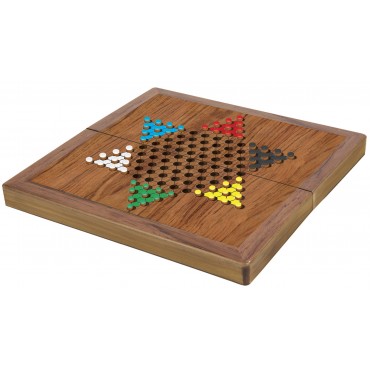  Folding Wood Chinese Checkers