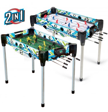36” (92cm) 2-in-1 Rod Football (Foosball/Soccer) & Hockey Table