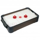 24" 5-in-1 Wood Tabletop Air Hockey (+Ping Pong + Chess + Checker + Backgammon）