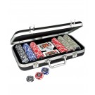 ProPoker 300 11.5g  Poker Chips In Stunning Black Aluminum Case with DVD