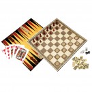 Classic Games Collection - 6 DELUXE GAMES (Real Wood Pieces)