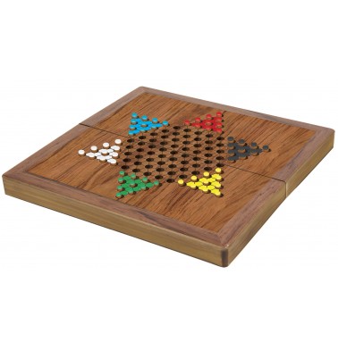  Folding Wood Chinese Checkers