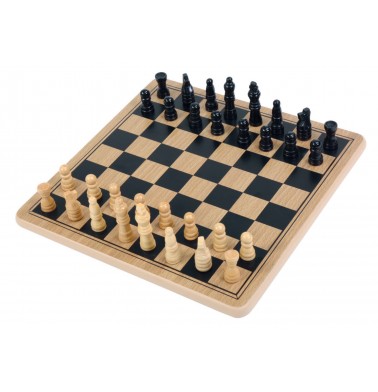 Wood Chess & Checkers