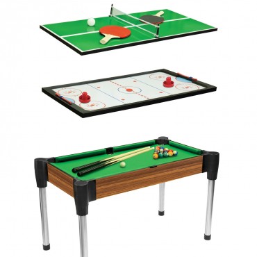 48" (122cm) 3-in-1 Games Table