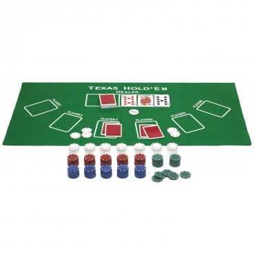 ProPoker 300 Poker Chips With Felt Mat