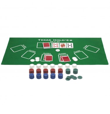 ProPoker 300 Poker Chips With Felt Mat